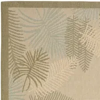 Safavieh Courtyard Collection Juliet Floral Indoor/Outdoor Area Rug