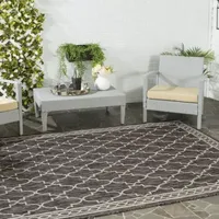 Safavieh Courtyard Collection Keeley Geometric Indoor/Outdoor Area Rug