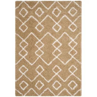 Safavieh Toronto Shag Collection Mabelle Geometric Area Rug