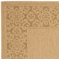 Safavieh Courtyard Collection Oswald Floral Indoor/Outdoor Area Rug
