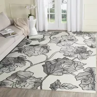 Safavieh Dip Dye Collection Erksine Floral Square Area Rug