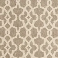 Safavieh Courtyard Collection Ariana Oriental Indoor/Outdoor Runner Rug