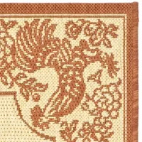Safavieh Courtyard Collection Kestrel Oriental Indoor/Outdoor Area Rug