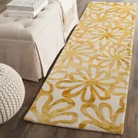 Safavieh Dip Dye Collection Chloe Floral Runner Rug