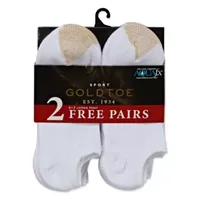 Gold Toe Athletic Sport Bonus Pack 8 Pair No Show Socks Mens