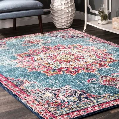 nuLoom Vintage Medallion Leola Area Rug