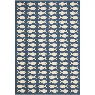 Safavieh Courtyard Collection Alfred Geometric Indoor/Outdoor Area Rug