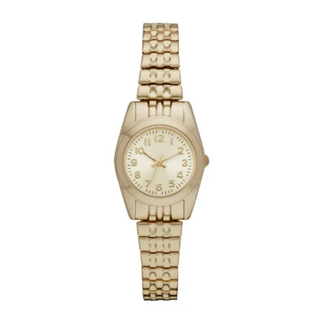 Timex Perfect Fit Womens Gold Tone Stainless Steel Expansion Watch  Tw2v06000jt | Alexandria Mall