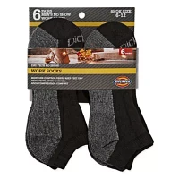 Dickies Dri-Tech Work 6 Pair Low Cut Socks Mens