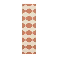 Safavieh Courtyard Collection Celina Geometric Indoor/Outdoor Runner Rug