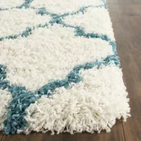 Safavieh Shag Kids Collection Dalton Geometric Runner Rug