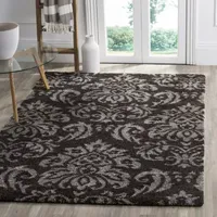 Safavieh Shag Collection Mario Damask Square Area Rug