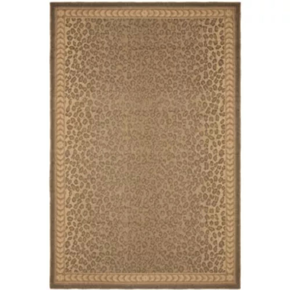 Safavieh Courtyard Collection Daithi Animal Indoor/Outdoor Area Rug