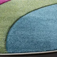 Safavieh Hollywood Collection Connie Abstract Round Area Rug