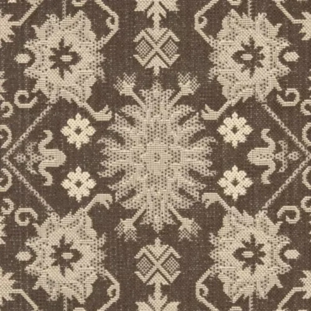 Safavieh Courtyard Collection Ilija Oriental Indoor/Outdoor Runner Rug