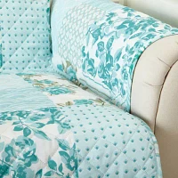 Patchwork Scalloped Printed Chair Protector