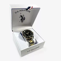 U.S. Polo Assn. Mens Two Tone Bracelet Watch Usc80642jc