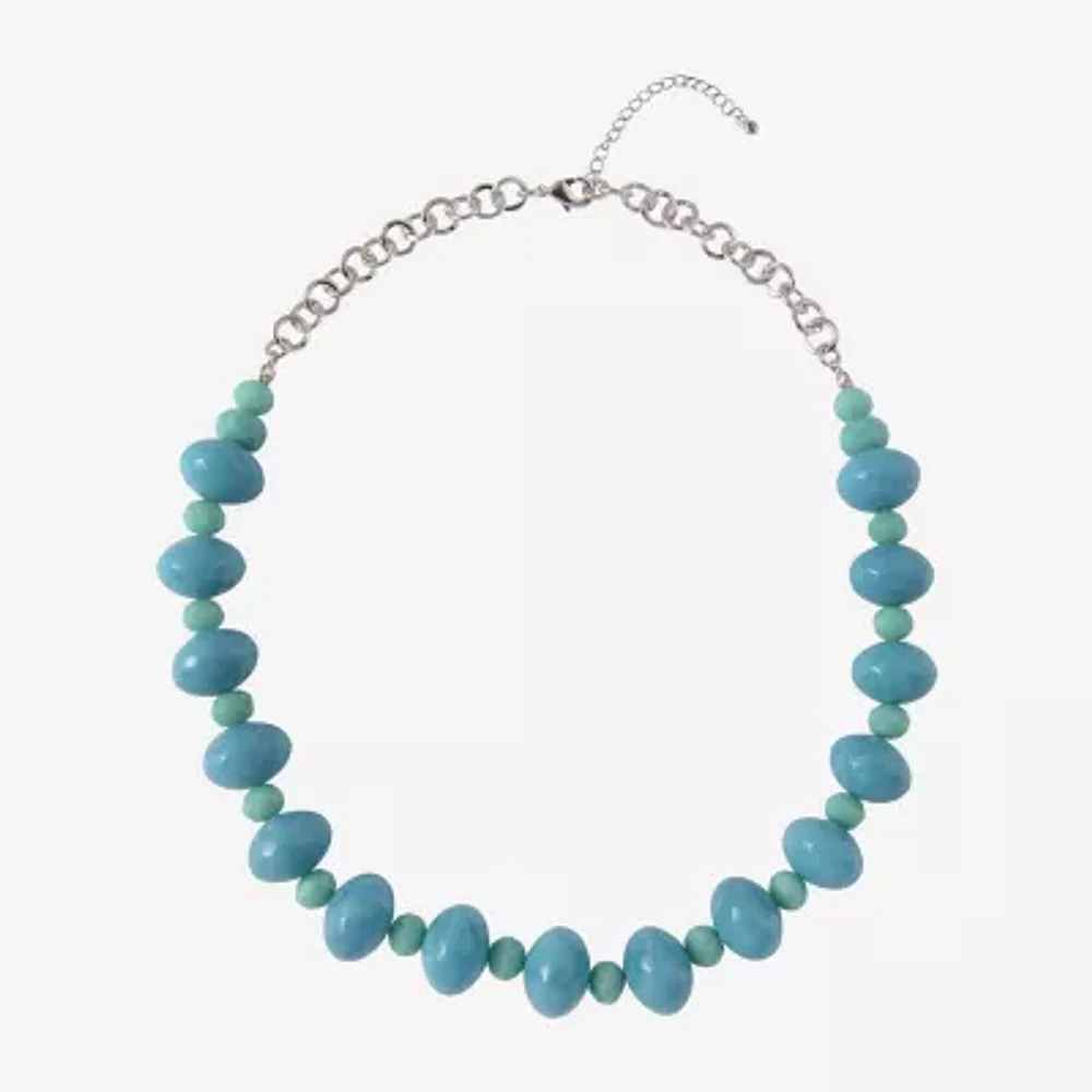 Mixit 18 Inch Link Beaded Necklace