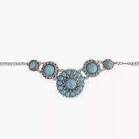 Mixit Silver Tone Statement Necklace