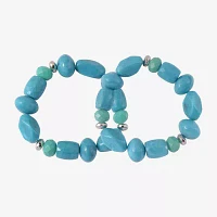 Mixit 2-pc. 7.5 Inch Bead Bracelet Set