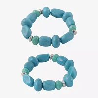 Mixit 2-pc. 7.5 Inch Bead Bracelet Set