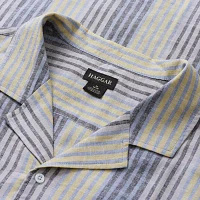 Haggar Mens Short Sleeve Camp Shirt