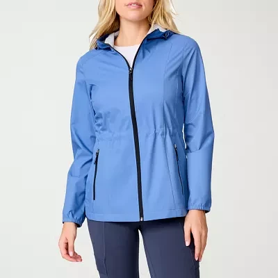 Free Country Womens Water Resistant Lightweight Raincoat