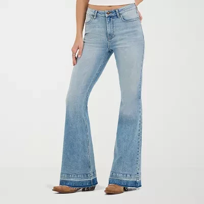 Wrangler Flare Jean Stretch Fabric Womens Highest Rise Leg