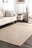 nuLoom Bordered Maryjo Sisal Rectangular Rug