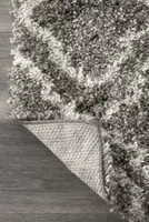 nuLoom Burma Trellis Shaggy Rectangular Rug