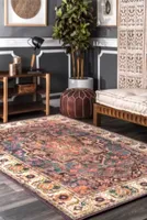 nuLoom Vintage Medallion Evalyn Area Rug