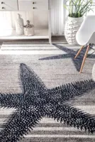 nuLoom Thomas Paul Power Loomed Starfish Rectangular Rug