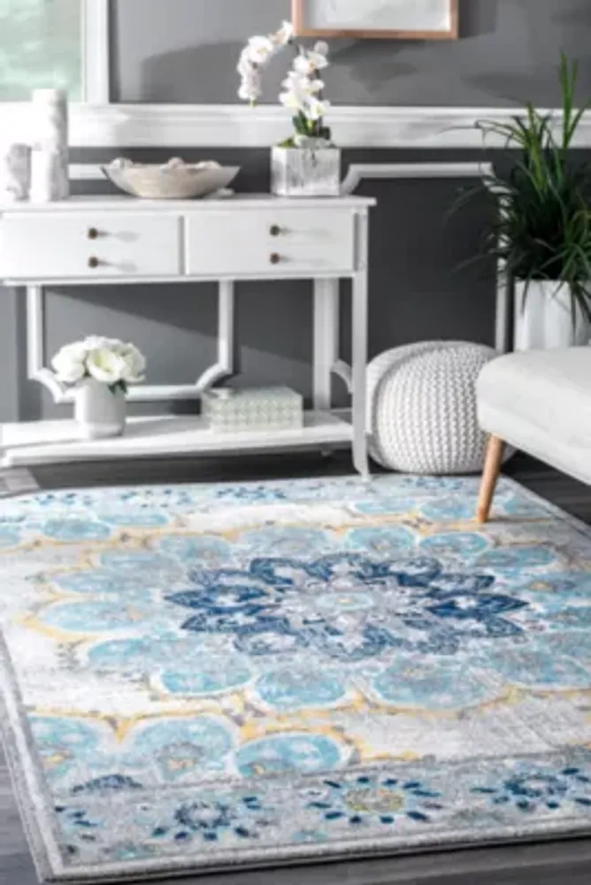 nuLoom Vintage Floral Kiyoko Rug