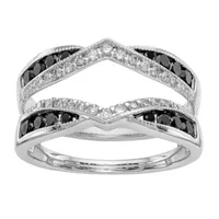 Womens / CT. T.W. Natural Diamond 14K White Gold Wedding Ring Guard