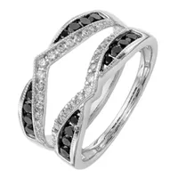 Womens / CT. T.W. Natural Diamond 14K White Gold Wedding Ring Guard