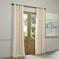 Exclusive Fabrics & Furnishing Signature Energy Saving Blackout Grommet Top Single Curtain Panel