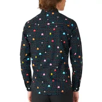 Opposuits Big Boys Spread Collar Long Sleeve Pacman Dress Shirt