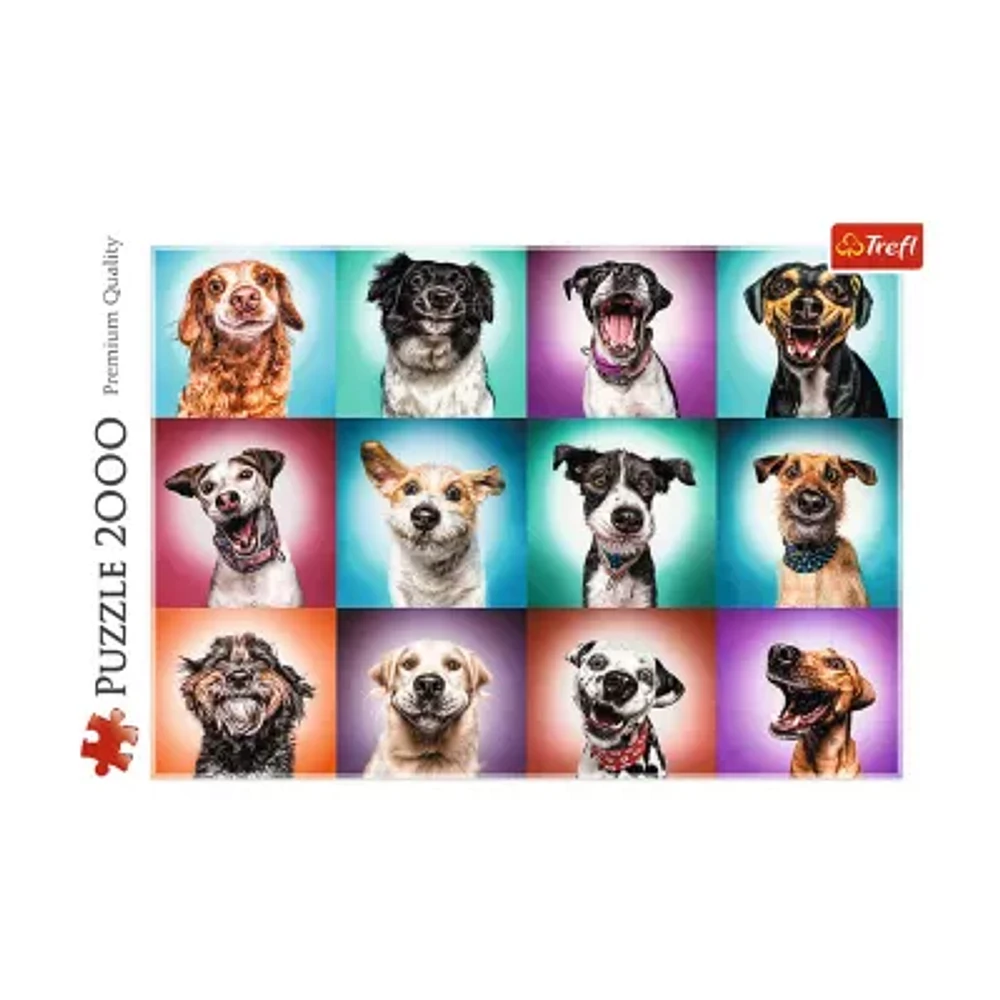 Trefl Puzzles - 2000 Piece Funny Dog Portraits Puzzle