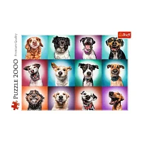 Trefl Puzzles - 2000 Piece Funny Dog Portraits Puzzle