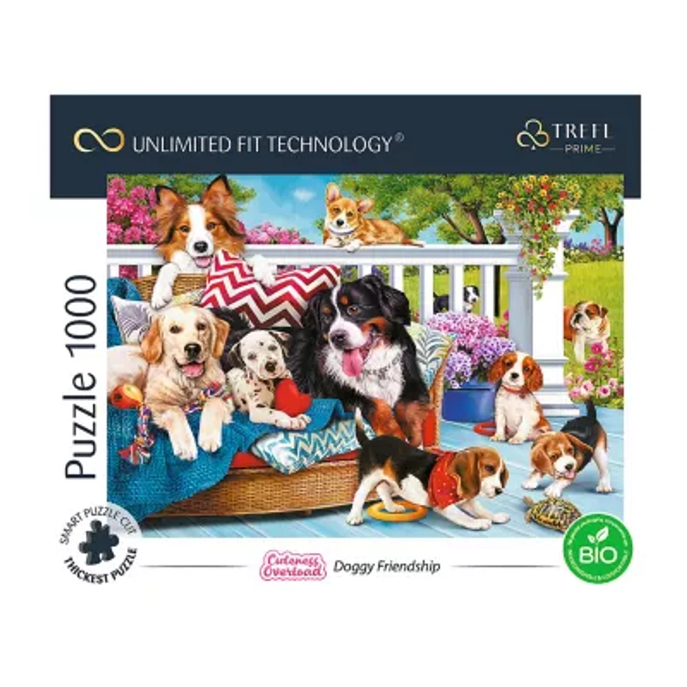 Trefl Puzzles - 1000 Piece Cuteness Overload Doggy Love Puzzle