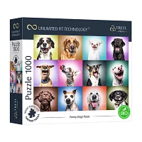 Trefl Puzzles - 1000 Piece Uft Funny Dogs Faces Puzzle