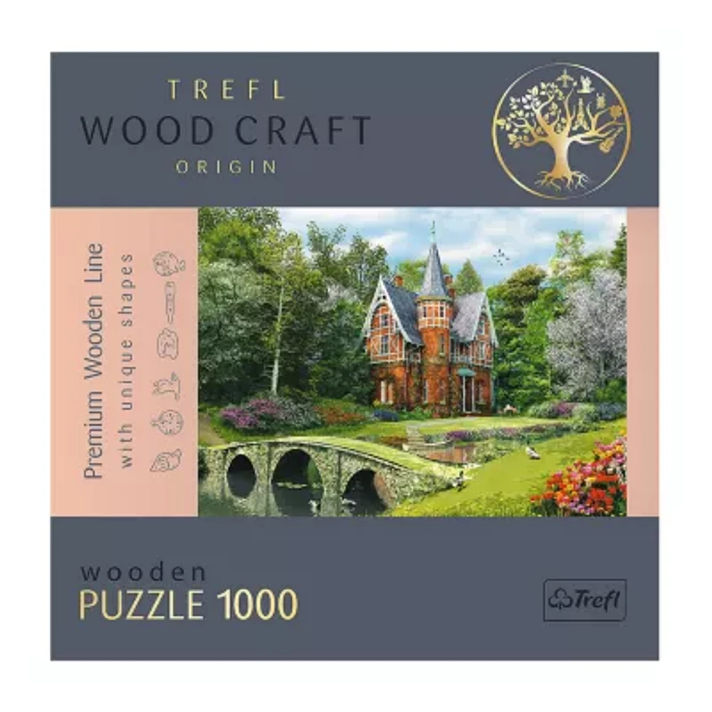 Trefl Puzzles - 1000 Piece Wood Victorian House Puzzle