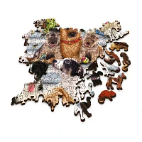 Trefl Puzzles - 1000 Piece Wood Doggy Friendship Puzzle