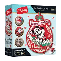 Trefl Puzzles - 160 Piece Wood Disney Xmas Mickey Puzzle