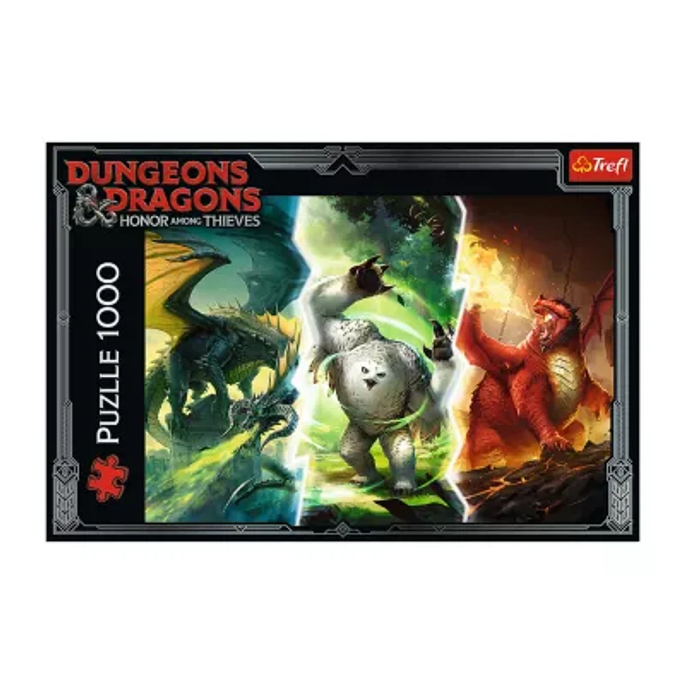 Trefl Puzzles - 1000 Piece Dungeon & Dragons Monsters Puzzle
