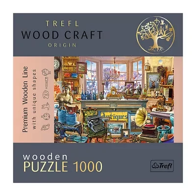 Trefl Puzzles - 1000 Piece Wood Antique Shop Puzzle