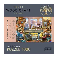 Trefl Puzzles - 1000 Piece Wood Antique Shop Puzzle