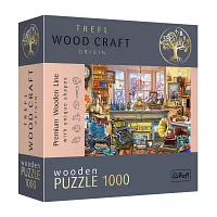 Trefl Puzzles - 1000 Piece Wood Antique Shop Puzzle