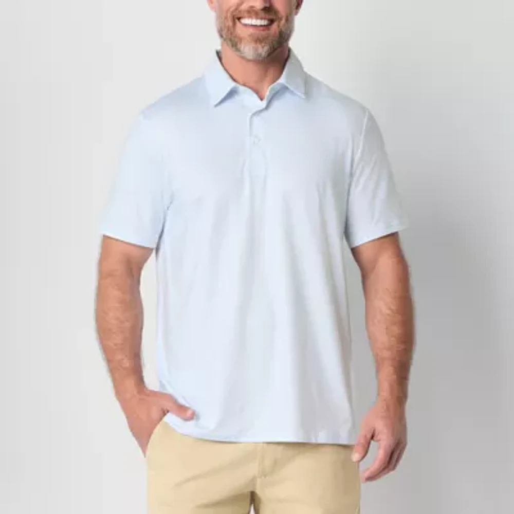 St. John's Bay Performance Mens Classic Fit Short Sleeve Polo Shirt