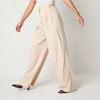 Worthington Womens High Rise Wide Leg Pant